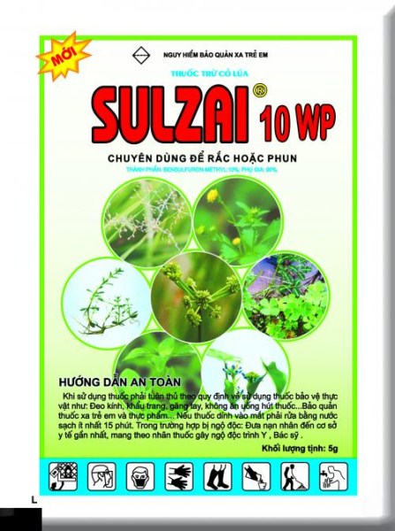 Sulzai 10WP 5G - Thuốc Trừ Sâu Phương Mai - Công Ty TNHH Vật Tư Bảo Vệ Thực Vật Phương Mai